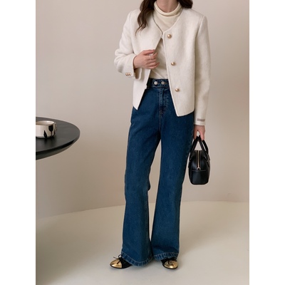 韩系常规双面羊绒大衣外套