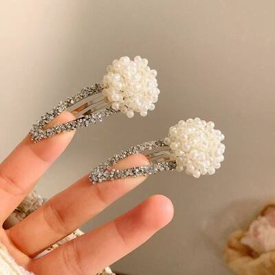 新款高颜值银色侧边夹女