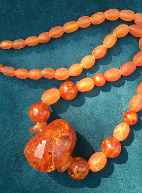 欧洲珠宝波罗的海刻面古董首饰