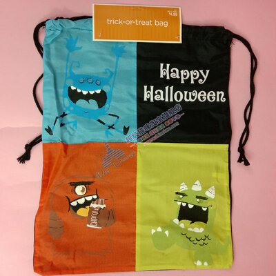 特价清仓 万圣节背包捣蛋袋糖果杂物袋子Trick or treat bag欧美