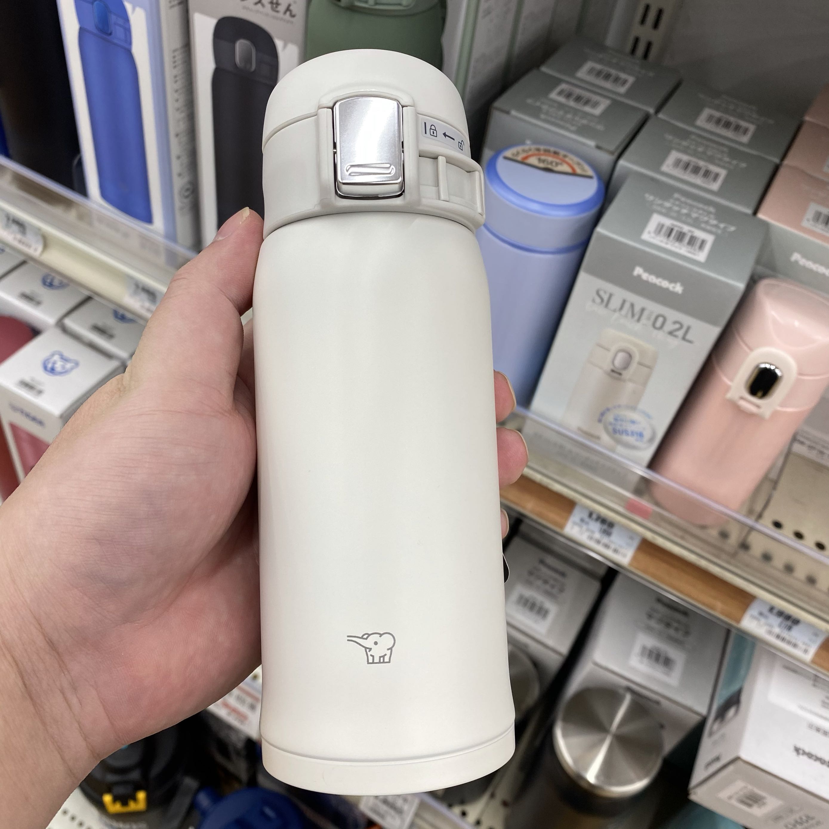 新款日本原装象印保温杯不锈钢超轻男女象牌水杯子SM-SF480ml真空