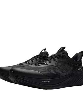 李宁 SOFT GO3全黑包裹性柔软回弹低帮系带缓震运动休闲鞋AGLW001