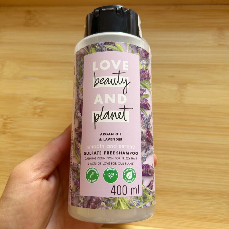lovebeautyandplanet shampoo印度洗发水400ml滋养顺滑精油薰衣草