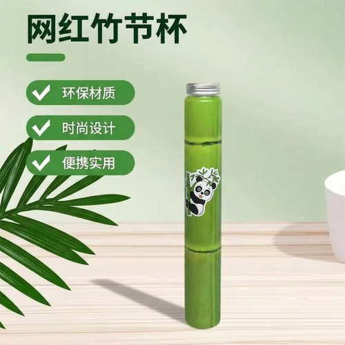 网红熊猫竹子瓶小书同款抱