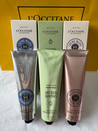 现货国柜正品 欧舒丹新款甜蜜樱花/乳木果玫瑰/甜扁桃护手霜150ml