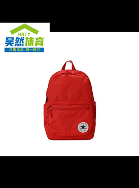 Converse 三星标大容量旅游运动休闲帆布双肩包红色10020533
