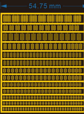 现代舰船通气格棚 1/7001比700金属蚀刻片热卖096