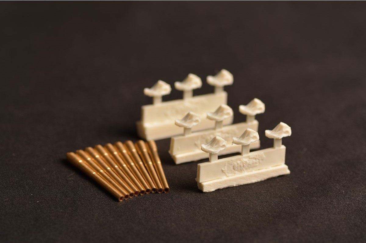 ssmodel 350430 1/350 美国衣阿华级&蒙大拿级 主炮炮管 含炮衣