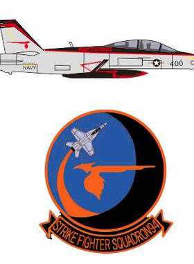 F/A-18 战斗机 火鸟中队 水帖 1：350 VFA-94 Mighty Shrikes