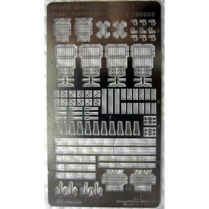 龙 LE700005 1/700 德国舰船雷达锚链等蚀刻片