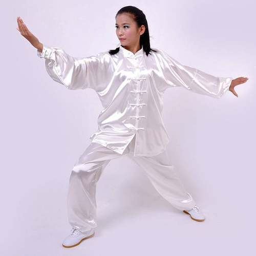 新款气功太极拳服服装女手工武术