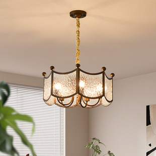 复古餐厅包间包厢中古风吊灯前台接待专用民宿酒店美容店装饰灯具