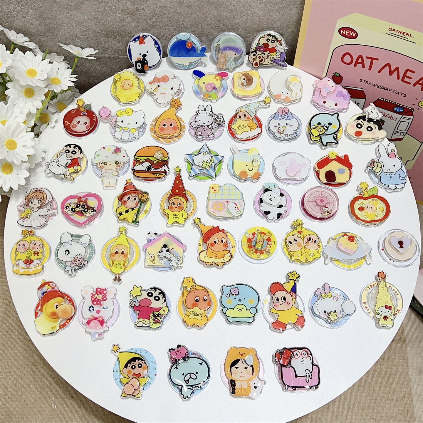 可爱卡通手机磁吸气囊支架适用magsafe懒人桌面指环扣桌面支架撑,3C数码配件,手机支架/手机座,淘宝优惠券,粉丝福利购,淘宝优惠卷