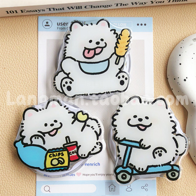 送引磁环狗狗磁吸手机气囊支架