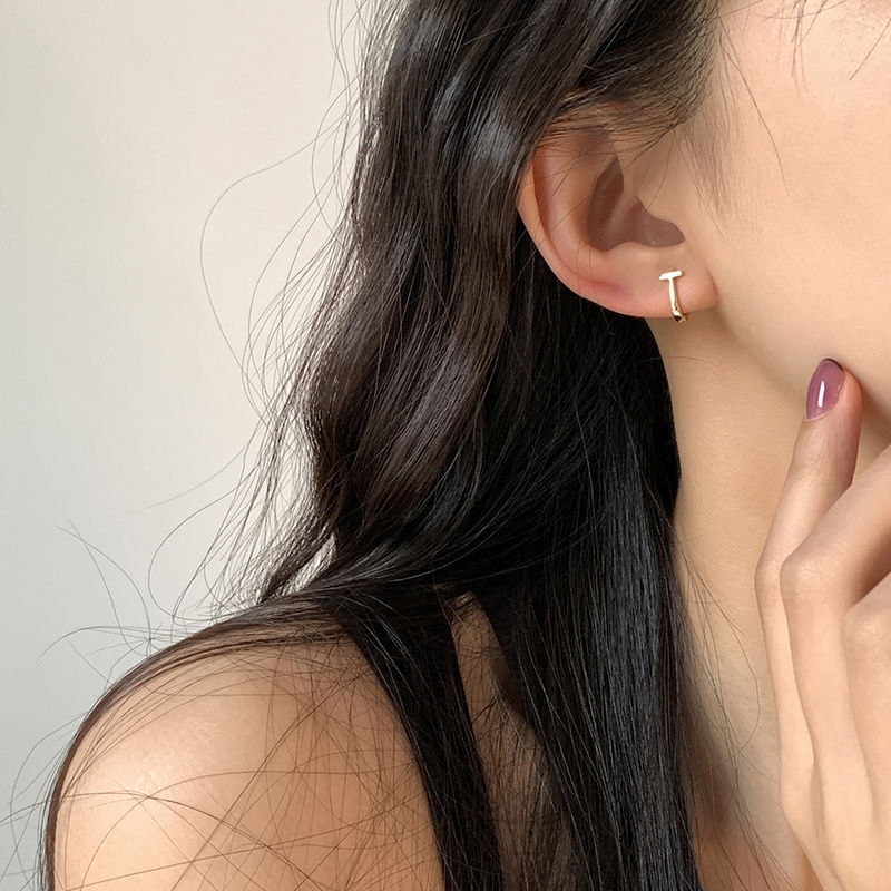 简约百搭小巧个性耳环耳扣耳圈