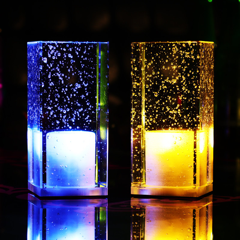 led充电酒吧台灯清吧KTV咖啡厅餐厅桌面装饰氛围灯创意发光桌灯