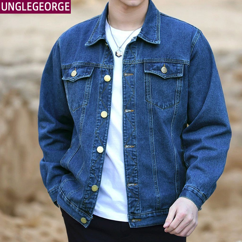 男士牛仔夹克宽松大码耐磨耐脏