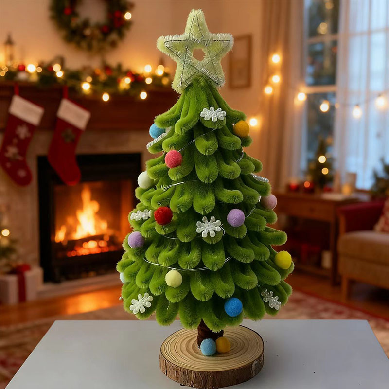 扭扭棒圣诞树手工DIY材料包