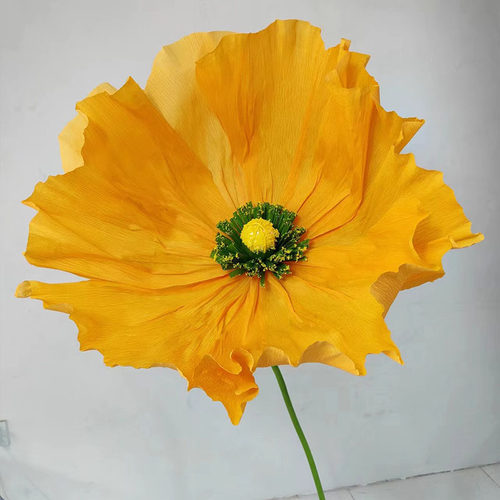 皱纹纸虞美人DIY材料包制作简单