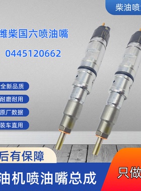 博世0445120662喷油器总成喷油嘴1003569744潍柴国六发动机喷油嘴