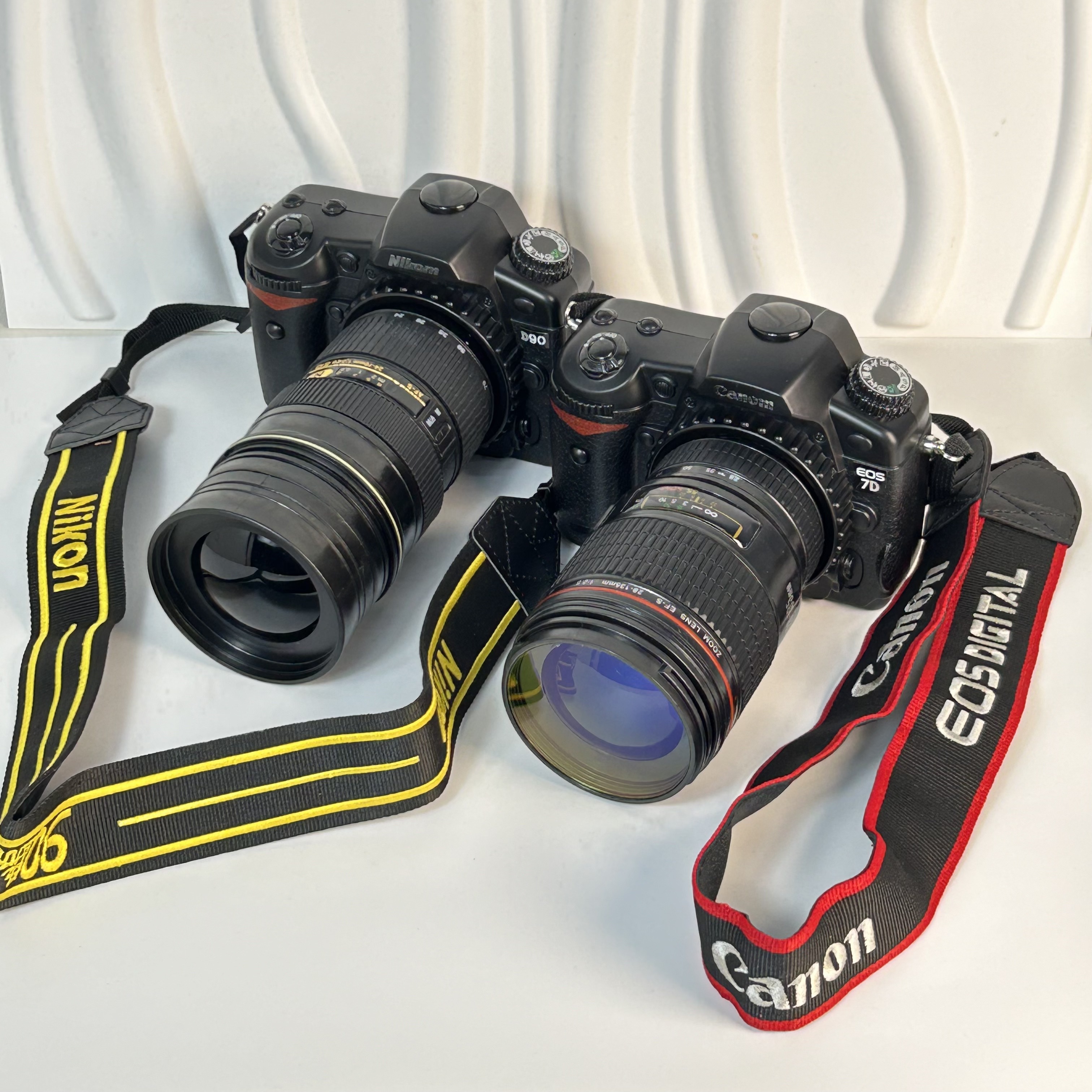 佳能尼康单反相机模型cos表演