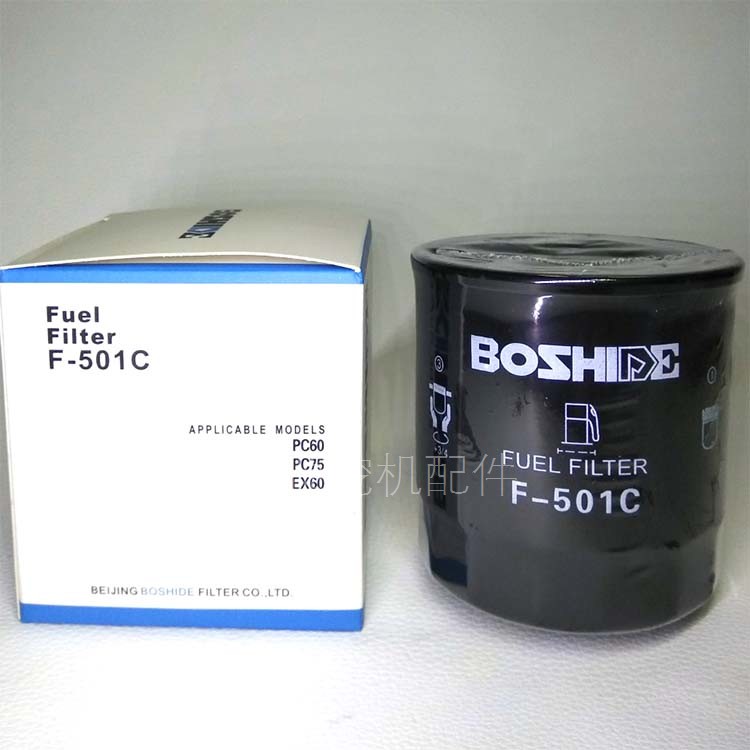 F501C柴油滤芯PC60-5 6柴油滤DH55 SH60 120 EX60柴油滤芯清器格