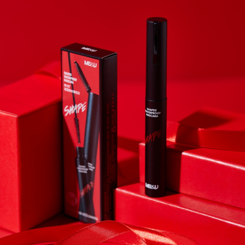 米约防水定型睫毛膏纤长卷翘不晕染加长浓密细刷头带梳子睫毛液