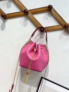 蛇头流苏水桶包手提斜挎包经典 链条可定制鸵鸟皮奢侈品包包百搭包