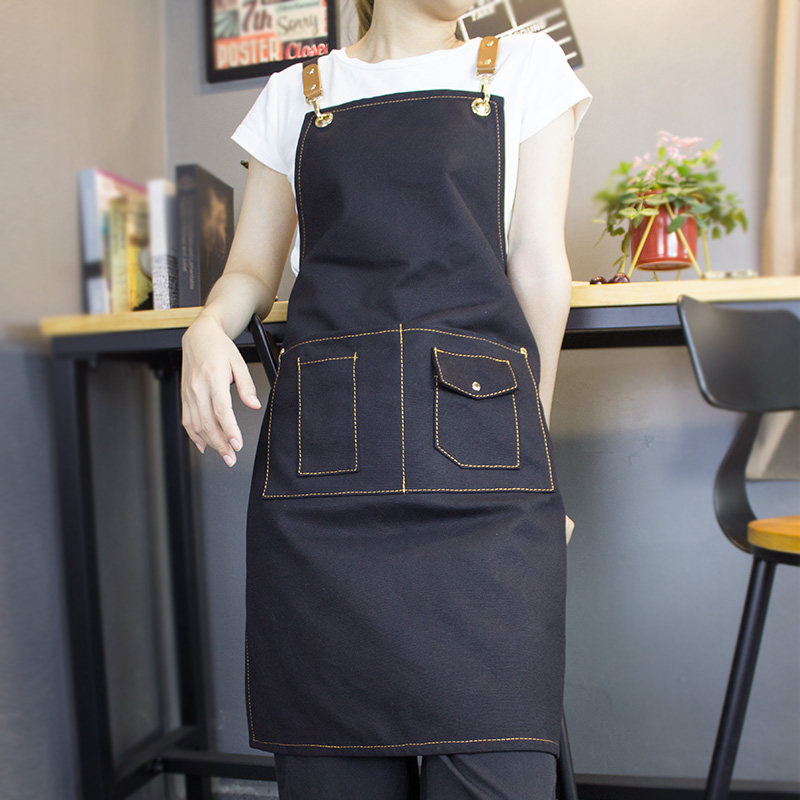 围裙家用厨房防水薄款定制logo