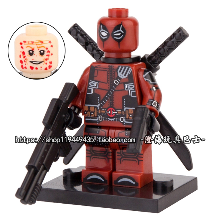¿Æî£XP028ËÀÊÌ2XÕ½¾¯deadpoolµÚÈý·½MOC³¬¼¶Ó¢ÐÛÆ´×°»ýľÈË×ÐÍæ¾ß