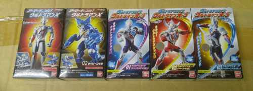萬代奧特曼歐布艾斯机械哥莫拉可動食玩 沒超掌裝 shf ultra act