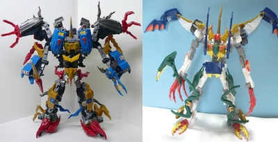 Kabaya 2011昆虫變形無限合体盒蛋食玩16種沒勇者超級戰隊Gframe