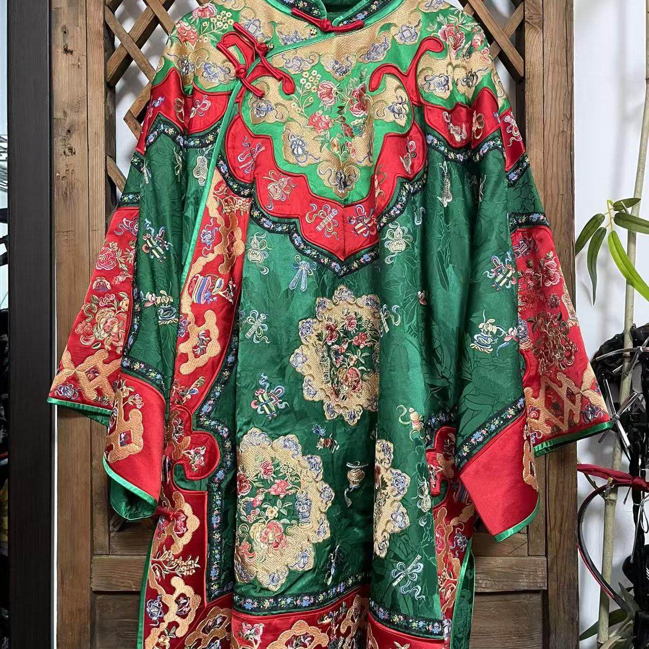 瑜玥传琦原创新款宝相花三多手工盘金重工刺绣叠如意清汉服女上衣