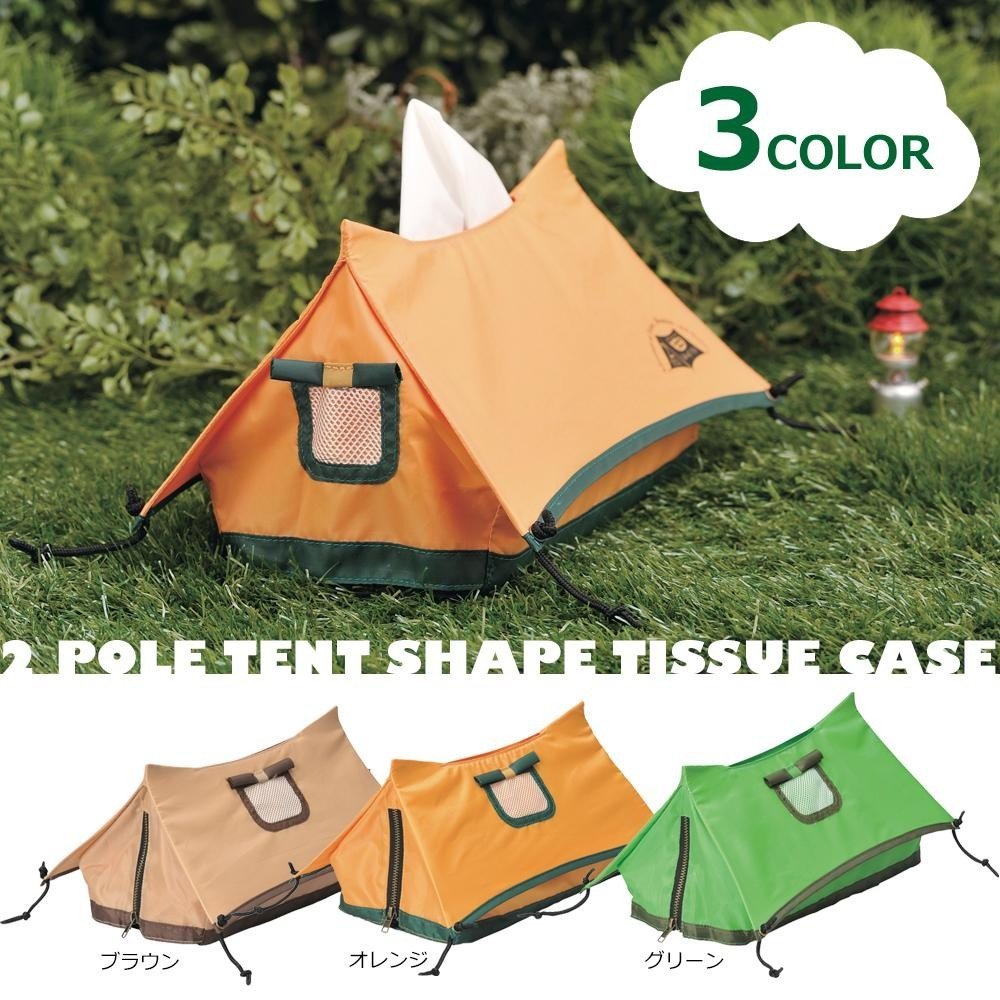 正品日本露营造型家用纸巾盒帐篷