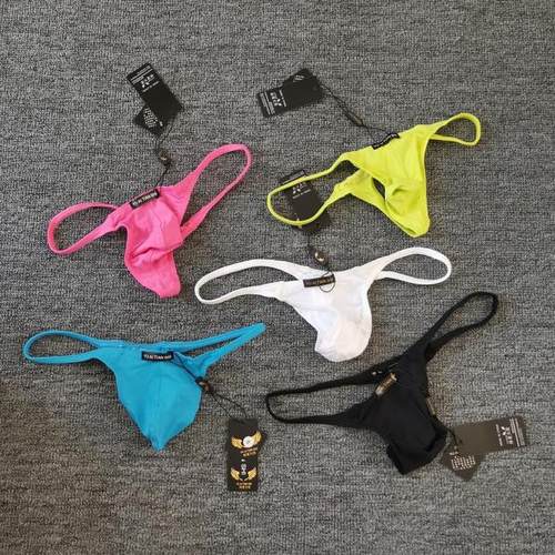 性感丝滑冰丝细带男士丁字裤