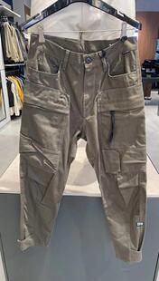 帆布裤 裤 男潮流多口袋直筒工装 D22504.C969.001 STAR专柜正品