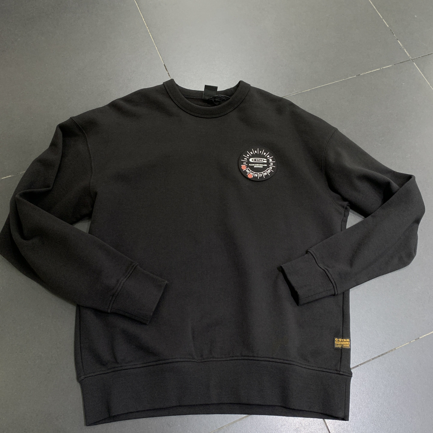 G-STAR专柜正品男潮流质感纯色超帅休闲字母LOGO卫衣百搭26274