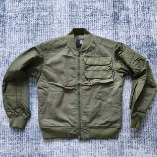 G-STAR专柜正品男棒球服多口袋型男超帅空军棉服棉衣棉外套D21054