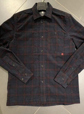 G-STAR专柜正品男2023潮流修身低调长袖灯芯绒质感暗纹衬衫D23560