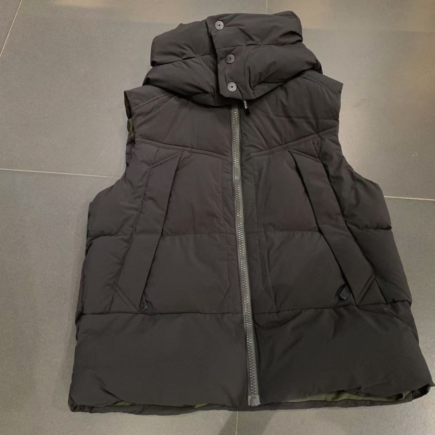 G-STAR专柜正品男棉外套立领纯黑质感有型帅马夹棉马甲 D25346