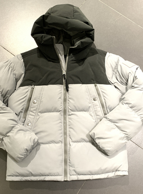 G-STAR专柜正品潮流型男有型质感浅灰连帽棉服棉衣棉外套 D23645