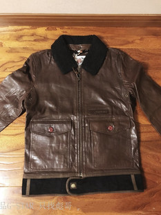 Chevignon法国尚飞扬821501P765216奢华男士牛皮真皮皮衣皮夹克