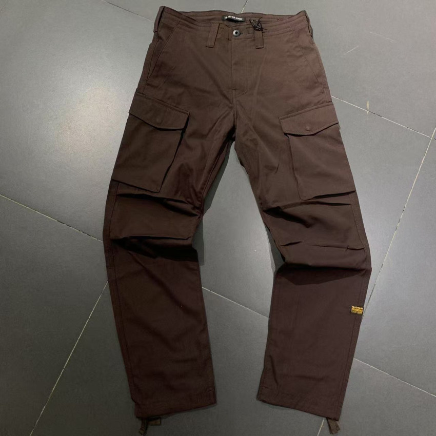 G-STAR褐色工装裤帆布裤D24309