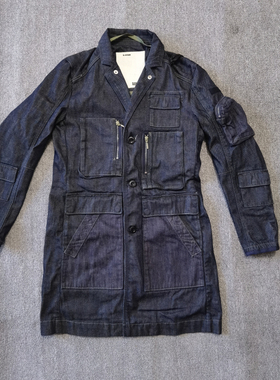 G-STAR专柜正品 男30周年款风衣牛仔半长外套夹克D16640.C095.082