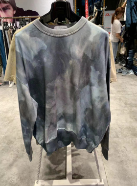 G-STAR专柜正品 女2023潮流套头纯色均码休闲运动卫衣 D23759