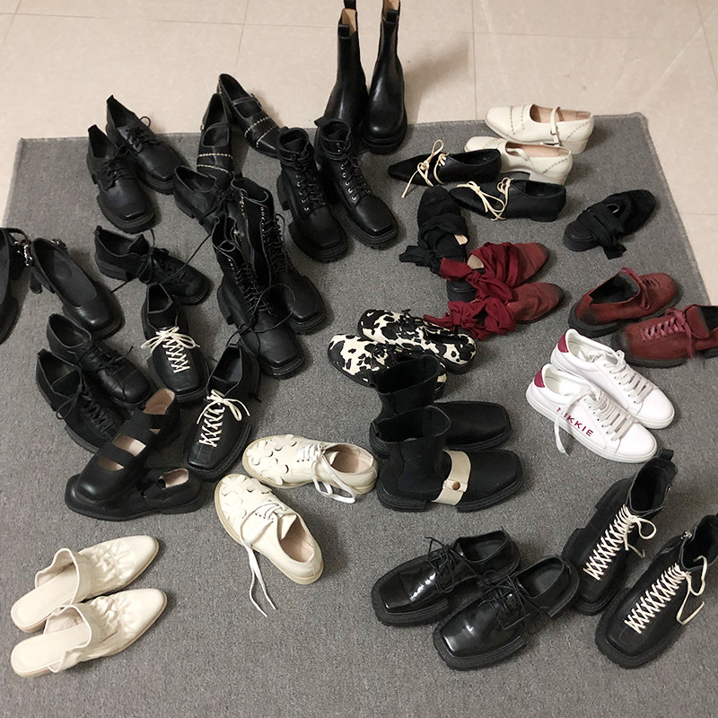 [부츠 재고정리] 가을 겨울 천연가죽 숏부츠 여성부츠 재고정리 브로큰 사이즈 천연가죽 부츠 특별 재고정리 딜