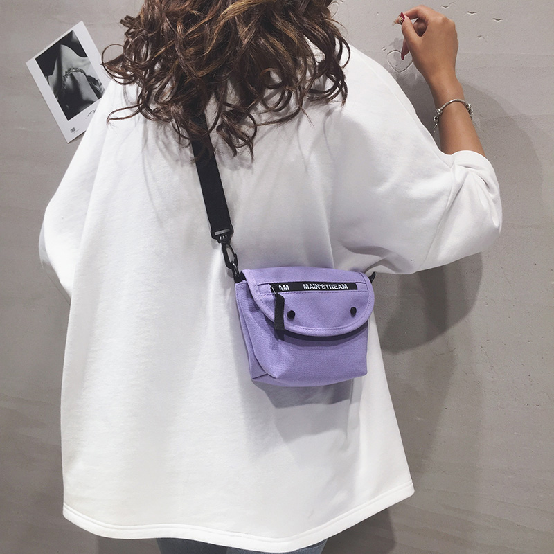 帆布包小包包女2025新款ins轻便手机包日系简约单肩包学生斜挎包