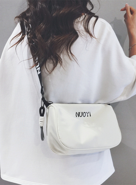 简约帆布包女2025新款时尚休闲百搭通勤腋下单肩包运动旅游斜挎包