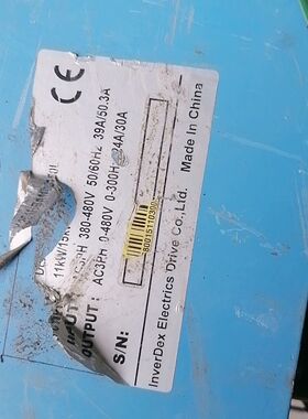 艾威德变频器 DEX201HBA110G150L拆机面板DE