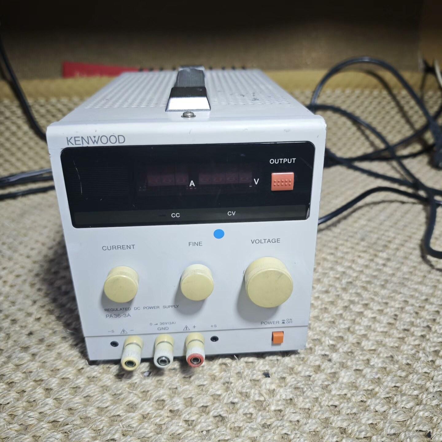 KENWOOD建伍PA36-3A线性电源 参数：0-36V/